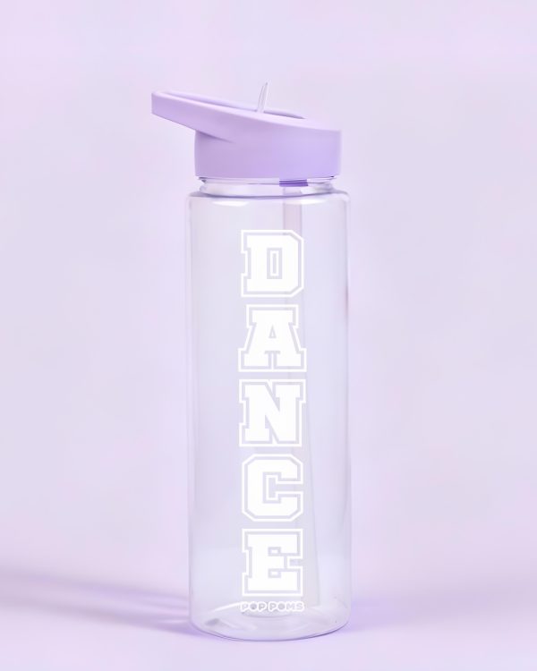 Lilac Dance Pop Poms Clear Bottle